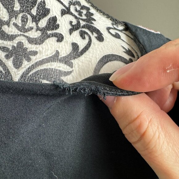 The Cove black v-neck embroidered sleeveless mini dress.  Boho casual - Picture 7 of 9